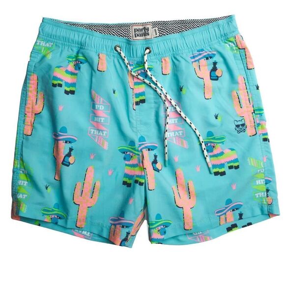 PARTY PANTS Hit That Shorts NWT - swim trunks - Picture 8 of 10